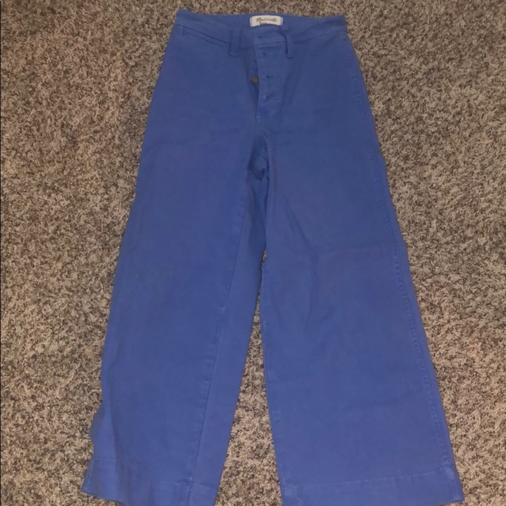 Madewell Emmett Wide Leg Pant (Petite) - Picture 2 of 7